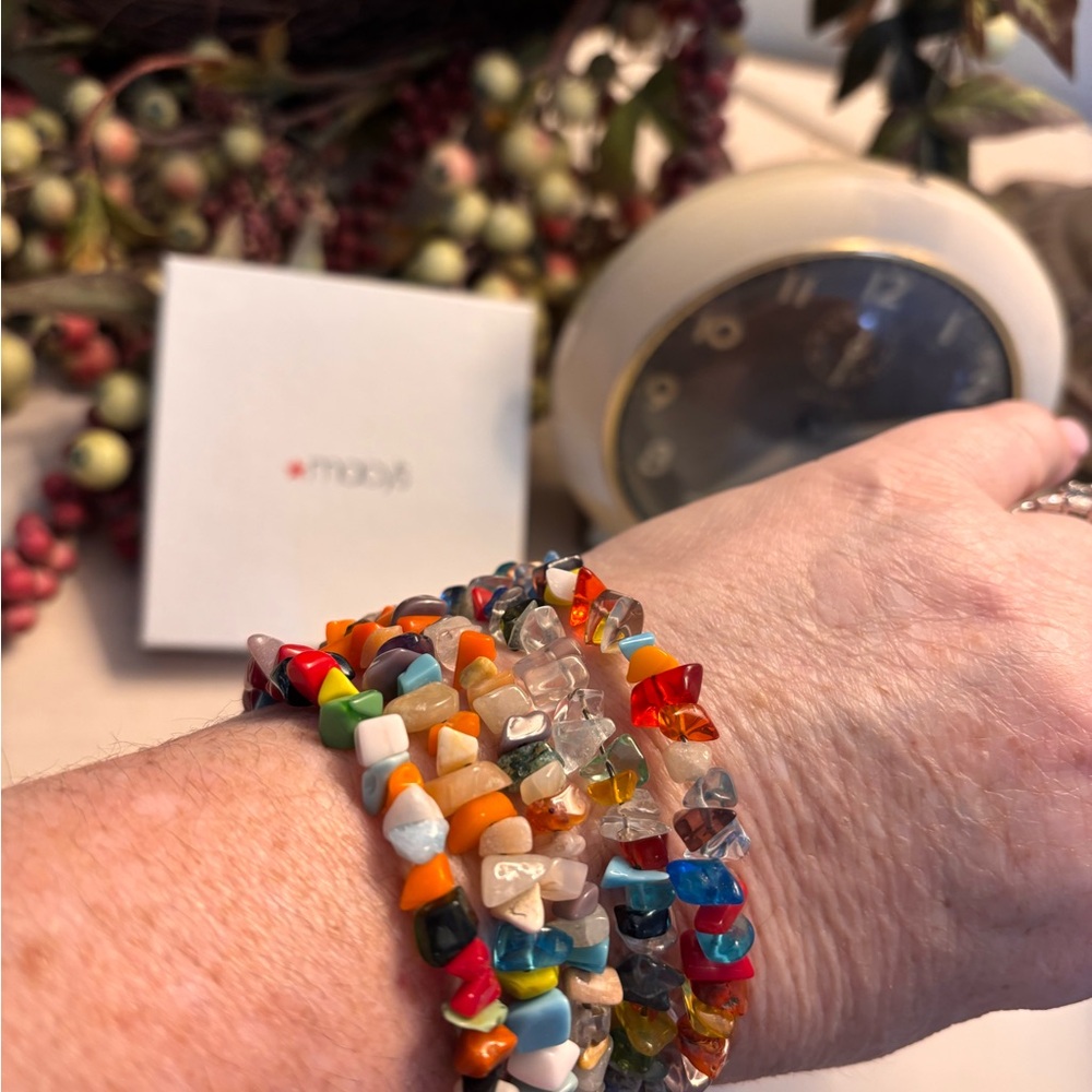 Colorful Beaded Bracelet Set - Picture 2 of 4